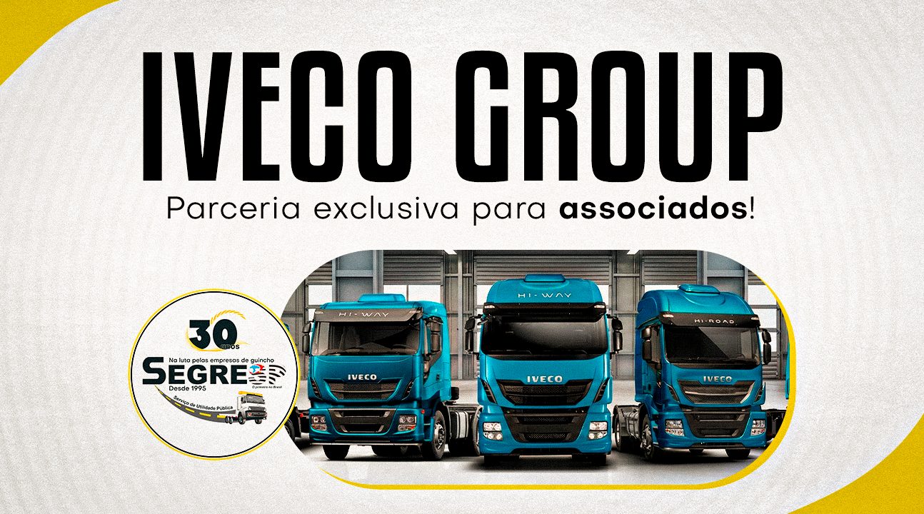 Parceria com a IVECO continua trazendo vantagens exclusivas na compra de caminhões para associados em 2026. Aproveitem!