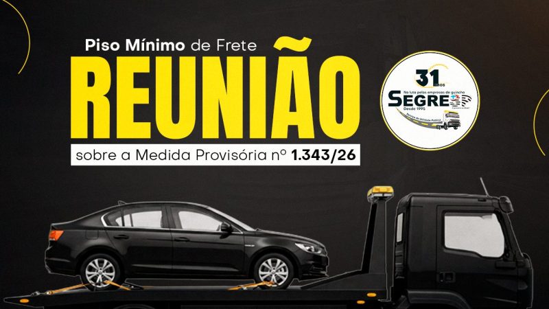 SEGRESP convoca empresários para tratar sobre a Medida Provisória nº 1.343/26 em reunião virtual. Será dia 23 de junho, às 19 horas