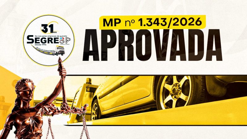Senado Federal aprova Medida Provisória nº 1343/2026, que estabelece planilha do preço mínimo para transporte rodoviário