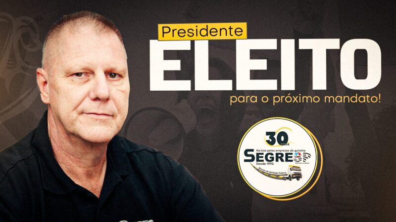 Eleições Sindicais do SEGRESP | Roberto Eger Stuewe, da Chapa Fênix II, é eleito presidente por unanimidade!
