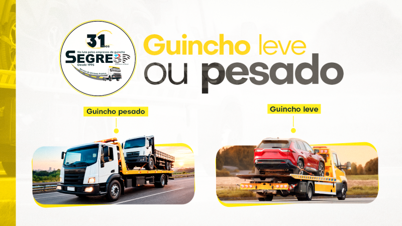 Guincho leve ou pesado | Cada ocorrência exige estrutura, técnica e segurança. Confira as principais diferenças!