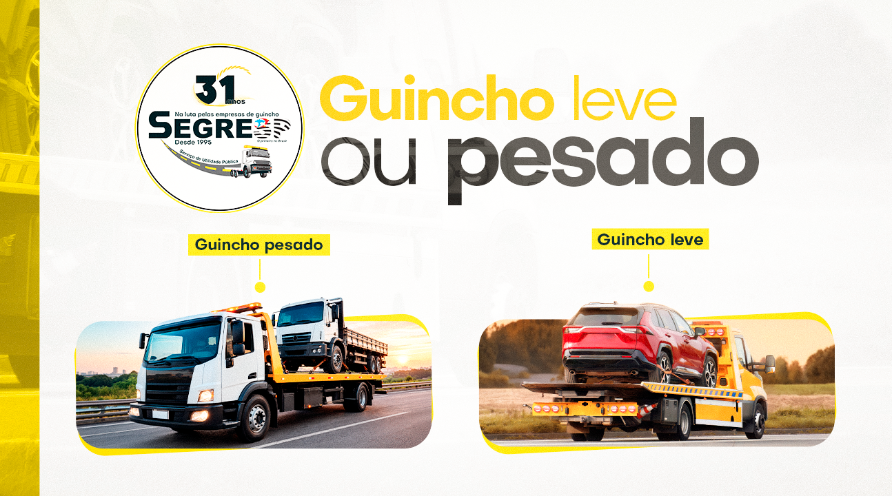 Guincho leve ou pesado | Cada ocorrência exige estrutura, técnica e segurança. Confira as principais diferenças!