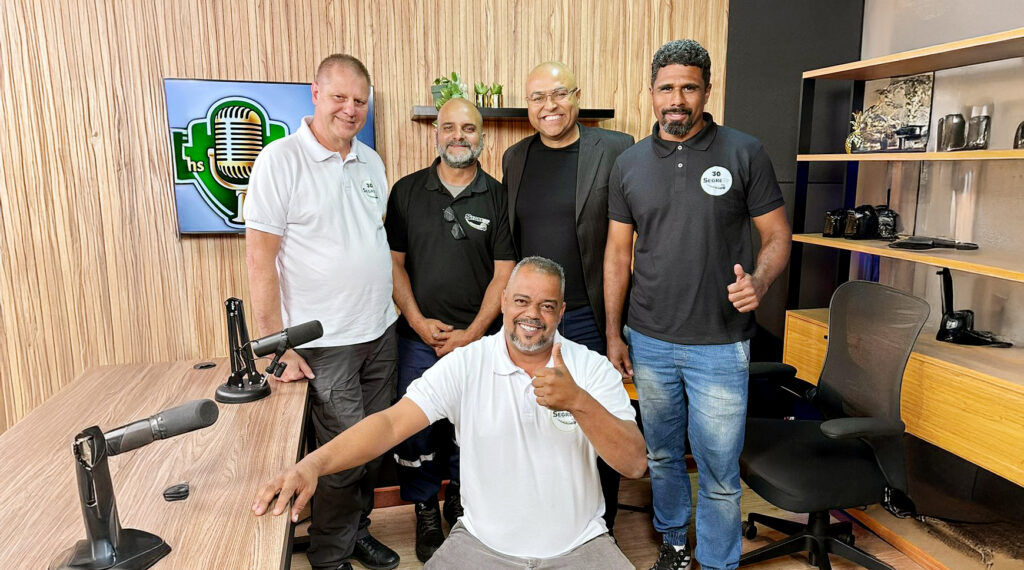 “24hs Pod” | Segresp participa do podcast do Julio Mendes. Em breve no Youtube e nas mídias sociais!