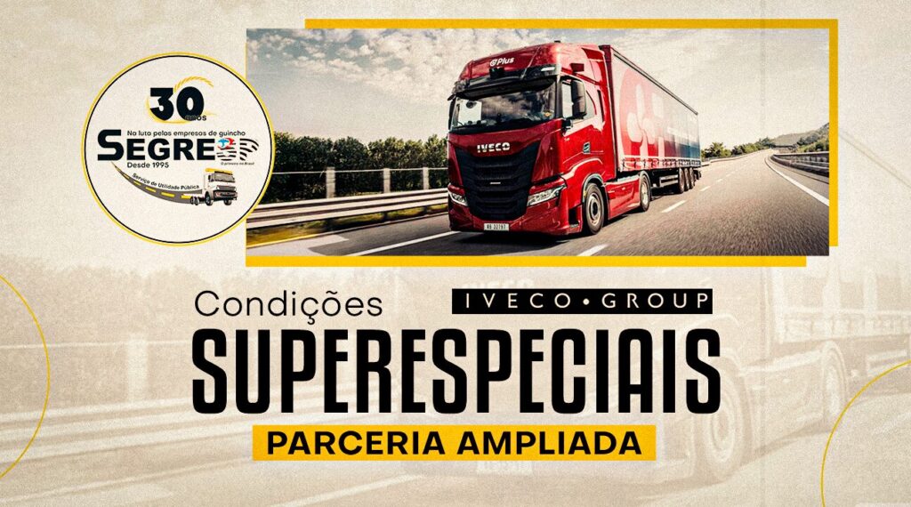 SUCESSO | Parceria com a IVECO é renovada até o final de 2025. Associados têm descontos incríveis na compra de caminhões!