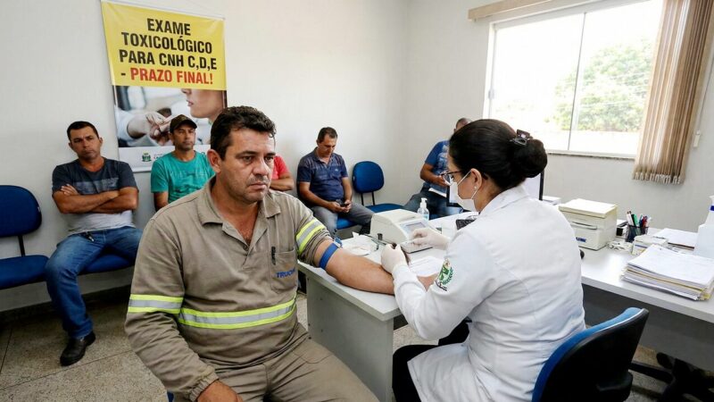 Motoristas têm até 29 de dezembro para regularizar o exame toxicológico e evitar possíveis multas